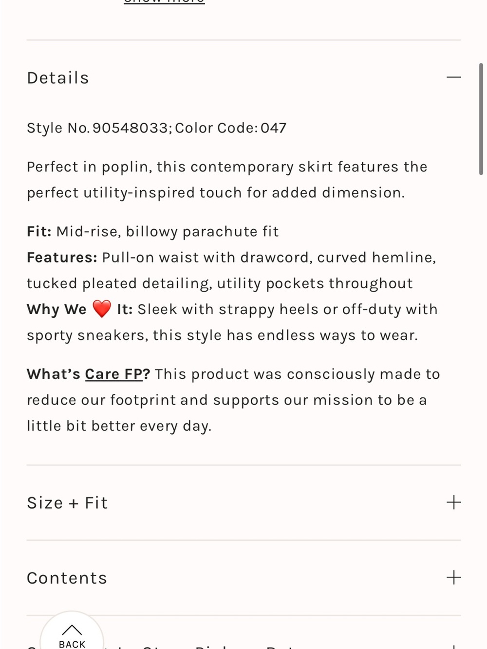 Free People Willow Poplin Maxi Skirt — Green - Picture 5 of 13